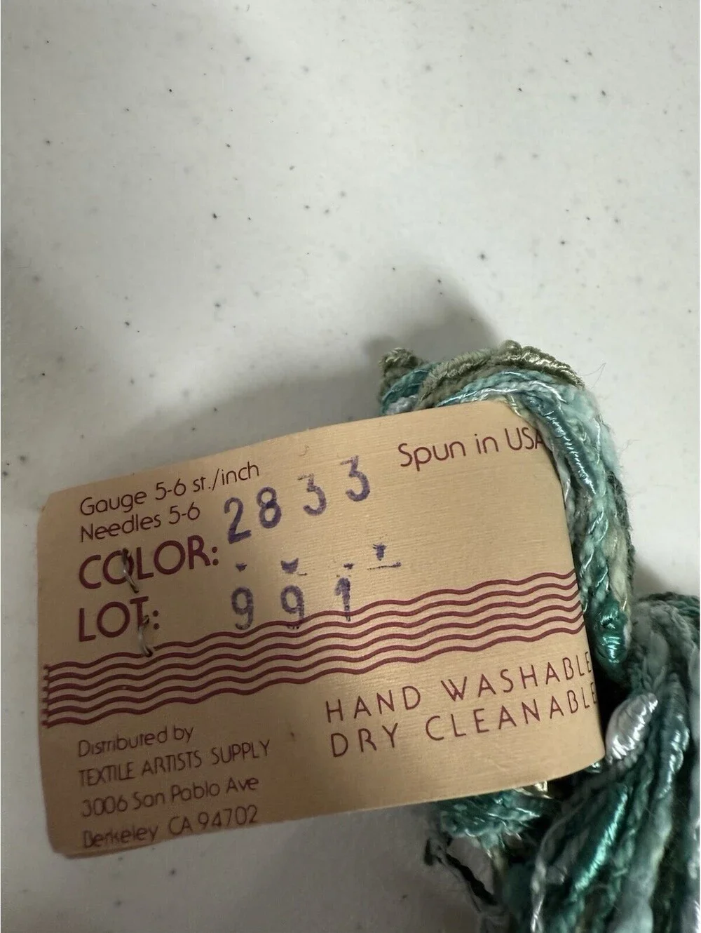 Crystal Palace Yarn ‘Waikiki’ Rayon/Cotton Yarn Color 2842&2833 - 2 Skein Lot